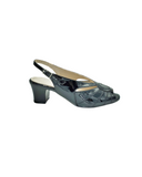 Black Female Heels Shoes from Italy