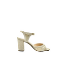 Strappy -Block Heel  - Beige