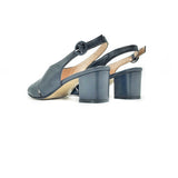 Soffice Sogno - Sling-Back/ Peep-Toe/Block Heel (Navy)