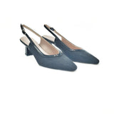 Closed Toe/Sling-back/ 2 Inch Heel (Made In Italy)