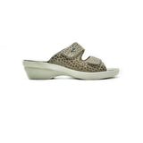 Polyflex "comfort made in Italy" House Sandal (Beige) Two Velcro Straps