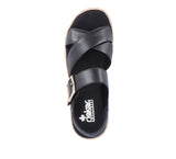 Rieker -  T-Strap Block Heel Platform