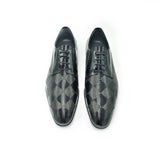 Tuxedo Derby Shoe (Diamond Print)
