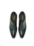 Di Franco Shoes Men's Whole Cut Oxford (Black) vero cuoio