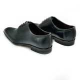 Di Franco Shoes Men's Whole Cut Oxford (Black) vero cuoio