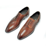 Di Franco Shoes Debry Blake Stich (Brown) vero cuoio