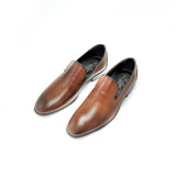 Italian Manufacture Men's Loafer (Brown) vero cuoio