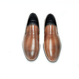 Italian Manufacture Men's Loafer (Brown) vero cuoio