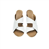 Mago- Mule Heels -White