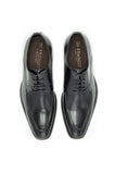 Di Franco Shoes Men's Derby (Black) vero cuoio