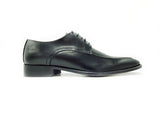 Di Franco Shoes Men's Derby (Black) vero cuoio