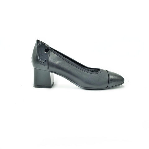 Black block heel pump - Shoes from Italy