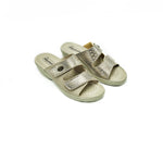 Polyflex "comfort made in Italy" House Sandal (Beige) Two Velcro Straps