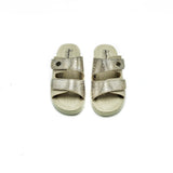 Polyflex "comfort made in Italy" House Sandal (Beige) Two Velcro Straps
