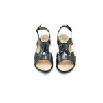 Confort Shoe Factory Est. 1976 Wedge Sandal (Black)