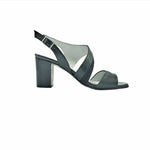 Soffice Sogno-SANDAL IN LEATHER/ GLITTER EFFECT