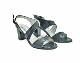 Soffice Sogno-SANDAL IN LEATHER/ GLITTER EFFECT