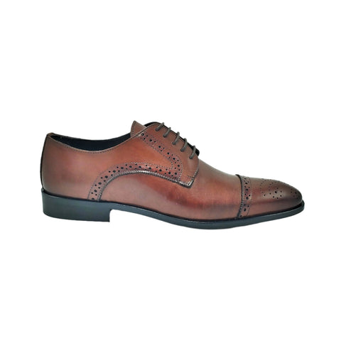 Franco Riva Shoes Debry Blake Stich (Brandy) vero cuoio