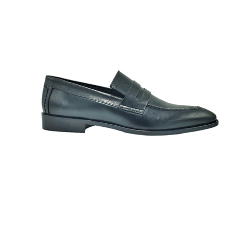 Franco Riva Shoes Loafer Blake Stich (Black) vero cuoio