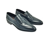 Franco Riva Shoes Loafer Blake Stich (Black) vero cuoio