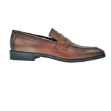 Franco Riva Shoes Loafer Blake Stich (Brandy) vero cuoio