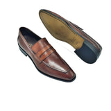 Franco Riva Shoes Loafer Blake Stich (Brandy) vero cuoio