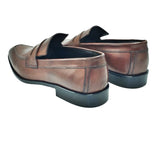 Franco Riva Shoes Loafer Blake Stich (Brandy) vero cuoio