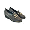 SOFFICE SOGNO- Brown Slip-On  Moccasin Wedge