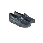 SOFFICE SOGNO- Black Slip-On  Moccasin