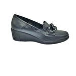 SOFFICE SOGNO- Black Slip-On  Moccasin Napa Leather