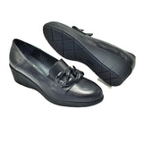 SOFFICE SOGNO- Black Slip-On  Moccasin Napa Leather