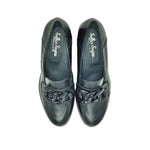 SOFFICE SOGNO- Black Slip-On  Moccasin Napa Leather