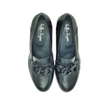 SOFFICE SOGNO- Black Slip-On  Moccasin Napa Leather