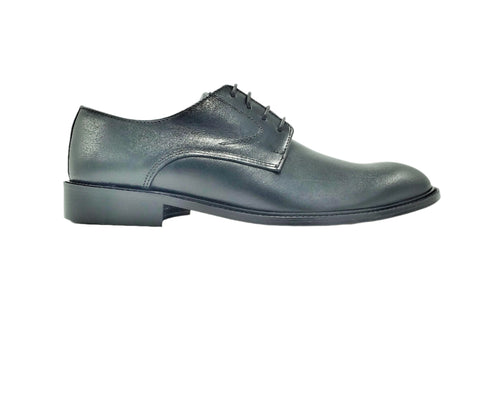Men's Derby (Black) vero cuoio Round Toe