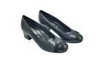 Due EMMA - Black Pump Block Heel  (Chiara)  -  Made In Italy