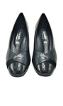 Due EMMA - Black Pump Block Heel  (Chiara)  -  Made In Italy