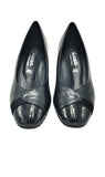 Due EMMA - Black Pump Block Heel  (Chiara)  -  Made In Italy