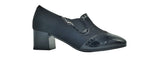 Due EMMA - Black Loafer Block Heel  (Chiara)  -  Made In Italy
