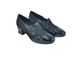 Due EMMA - Black Loafer Block Heel  (Chiara)  -  Made In Italy