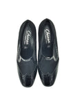 Due EMMA - Black Loafer Block Heel  (Chiara)  -  Made In Italy