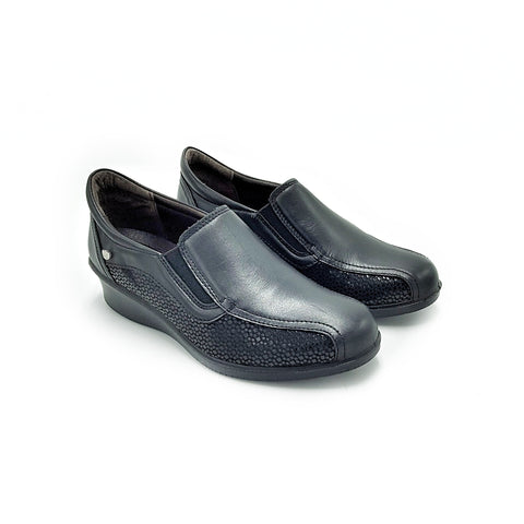 Wedge Loafer Walking Shoe (Laura Azana Shoes)  -  Made In Spain