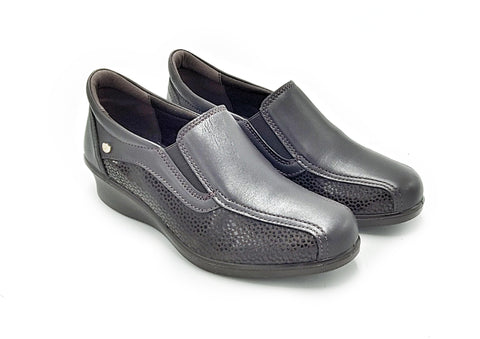 Wedge Loafer Walking Shoe (Laura Azana Shoes)  -  Made In Spain