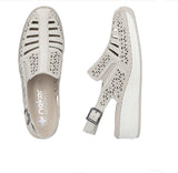 Rieker - Closed (Perforated Design) Toe Sling Back Wedge