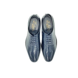 Men's Oxford (Navy) vero cuoio  Patent Leather (Wavelet Design)