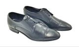 Italian Manufacture Men's Derby Cap-Toe (Black) vero cuoio