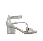 Rieker -  Block Heel - Ankle Strap (Silver)