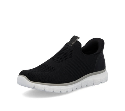 Rieker R-Evolution : Hands Free Slip-on Walking Shoe (Black)