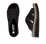 Rieker -  Slip-on Wedge Platform (Brown)