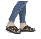 Rieker -  Slip-on Wedge Platform (Brown)