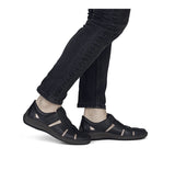Rieker Men's Sandal (Black)